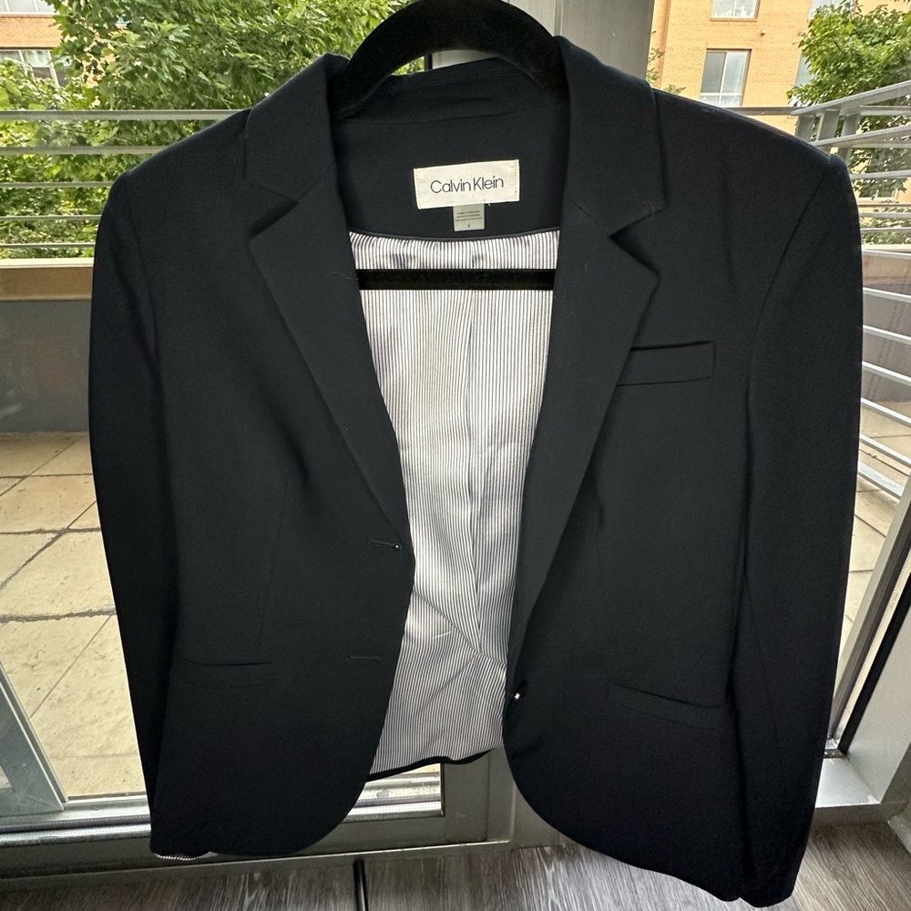 Women’s Navy Blue Calvin Klein Blazer